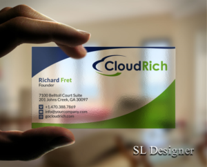 Visitenkarten-Design von SL Designer für CloudRich | Design: #13691074