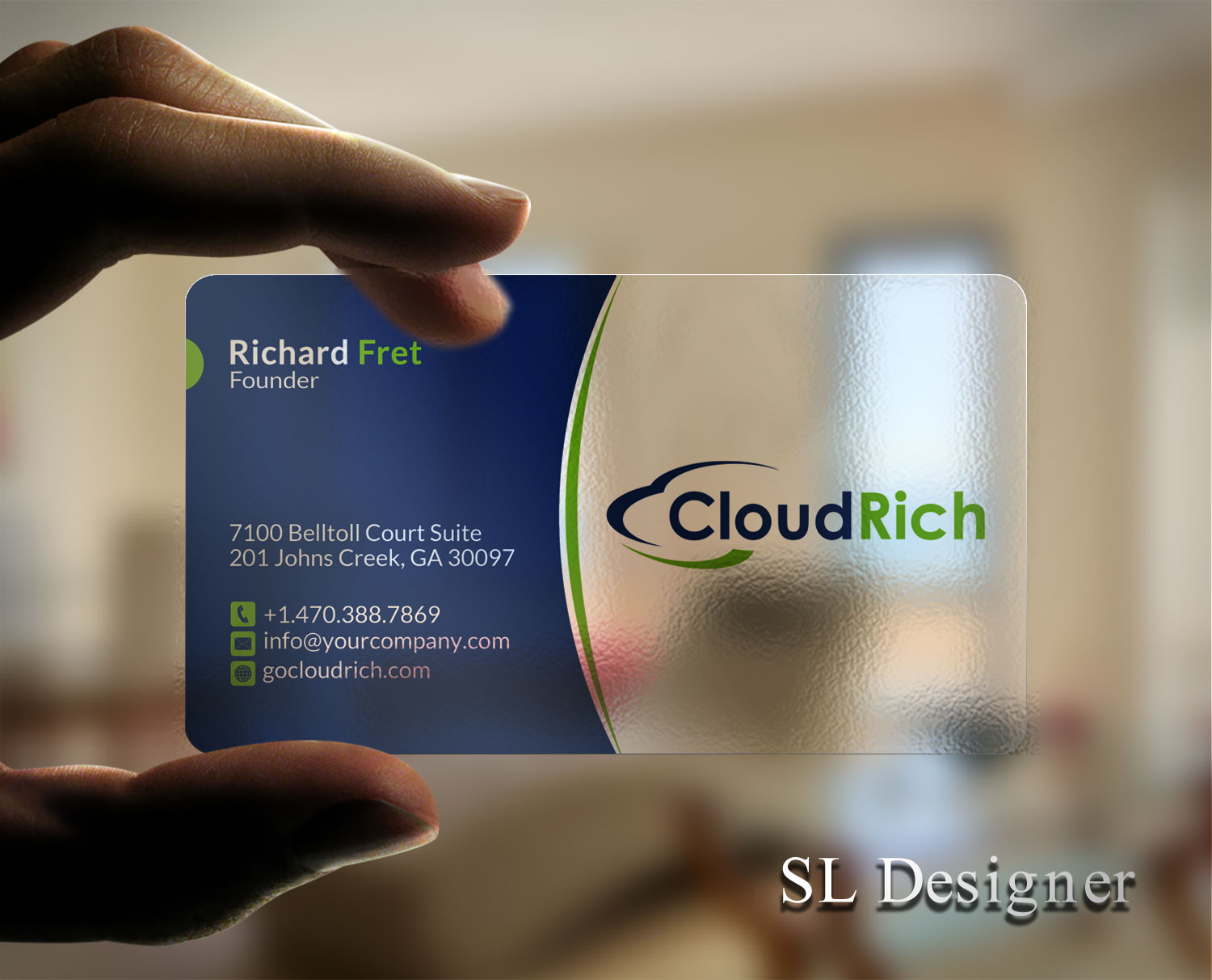 Visitenkarten-Design von SL Designer für CloudRich | Design #13691075
