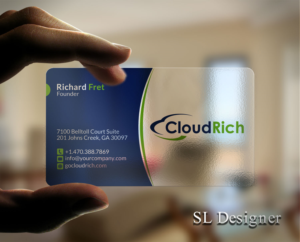 Diseño de Tarjeta de Presentación por SL Designer para CloudRich | Diseño: #13691075