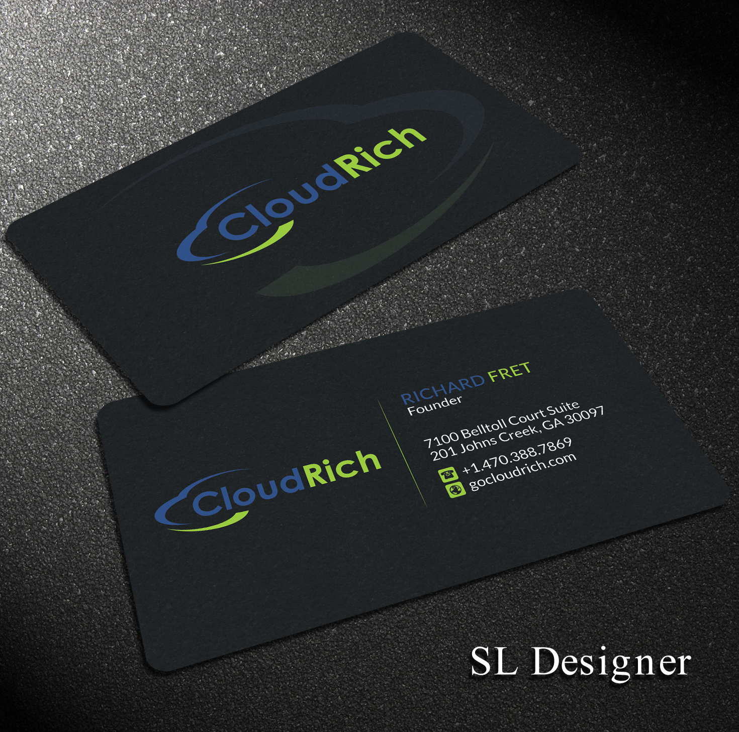 Visitenkarten-Design von SL Designer für CloudRich | Design #13691076