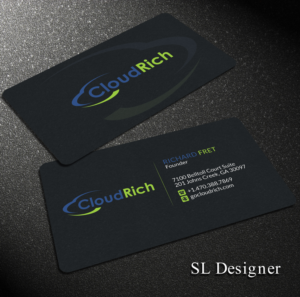 Visitenkarten-Design von SL Designer für CloudRich | Design: #13691076