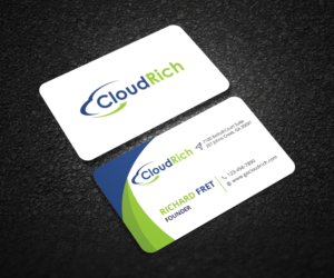 Visitenkarten-Design von Graphic Flame für CloudRich | Design: #13696846