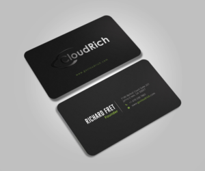 Business Card Design by Graphic Flame for CloudRich | Design: #13696849
