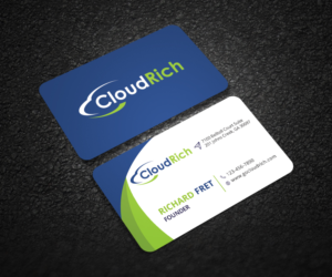Business Card Design by Graphic Flame for CloudRich | Design: #13697827