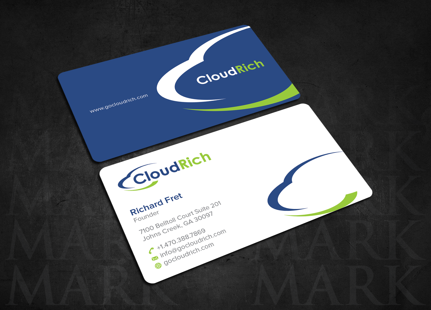 Visitenkarten-Design von design_C. für CloudRich | Design #13698445