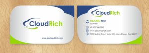 Business Card Design by IneseRo for CloudRich | Design #13690930