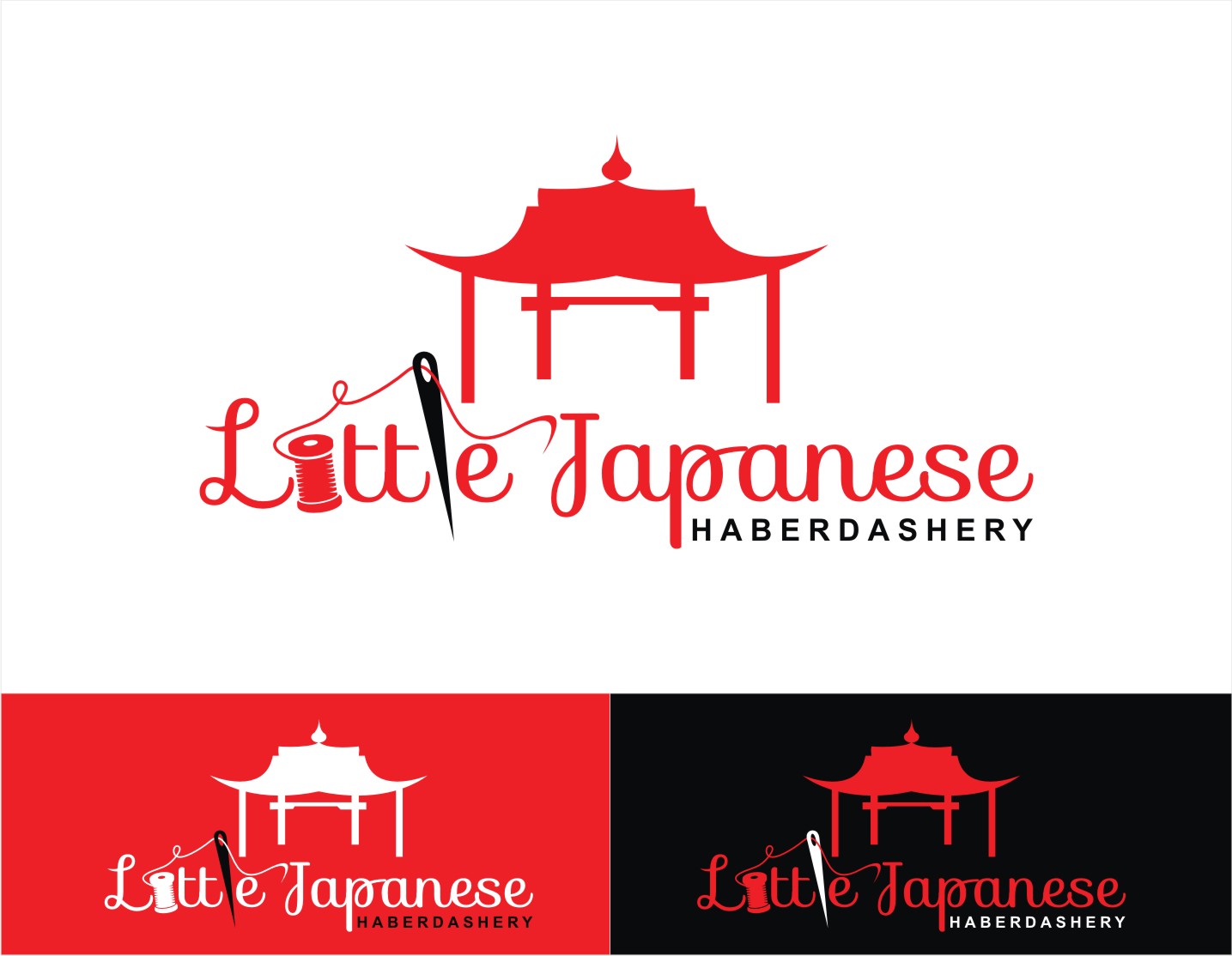 Logo Design by Soul Light for Little Japanese Haberdashery | Design #13698704
