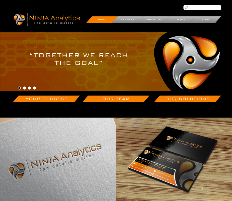 Logo Design by kenjie0476 for Ninja Analytics, Inc. | Design #13803128
