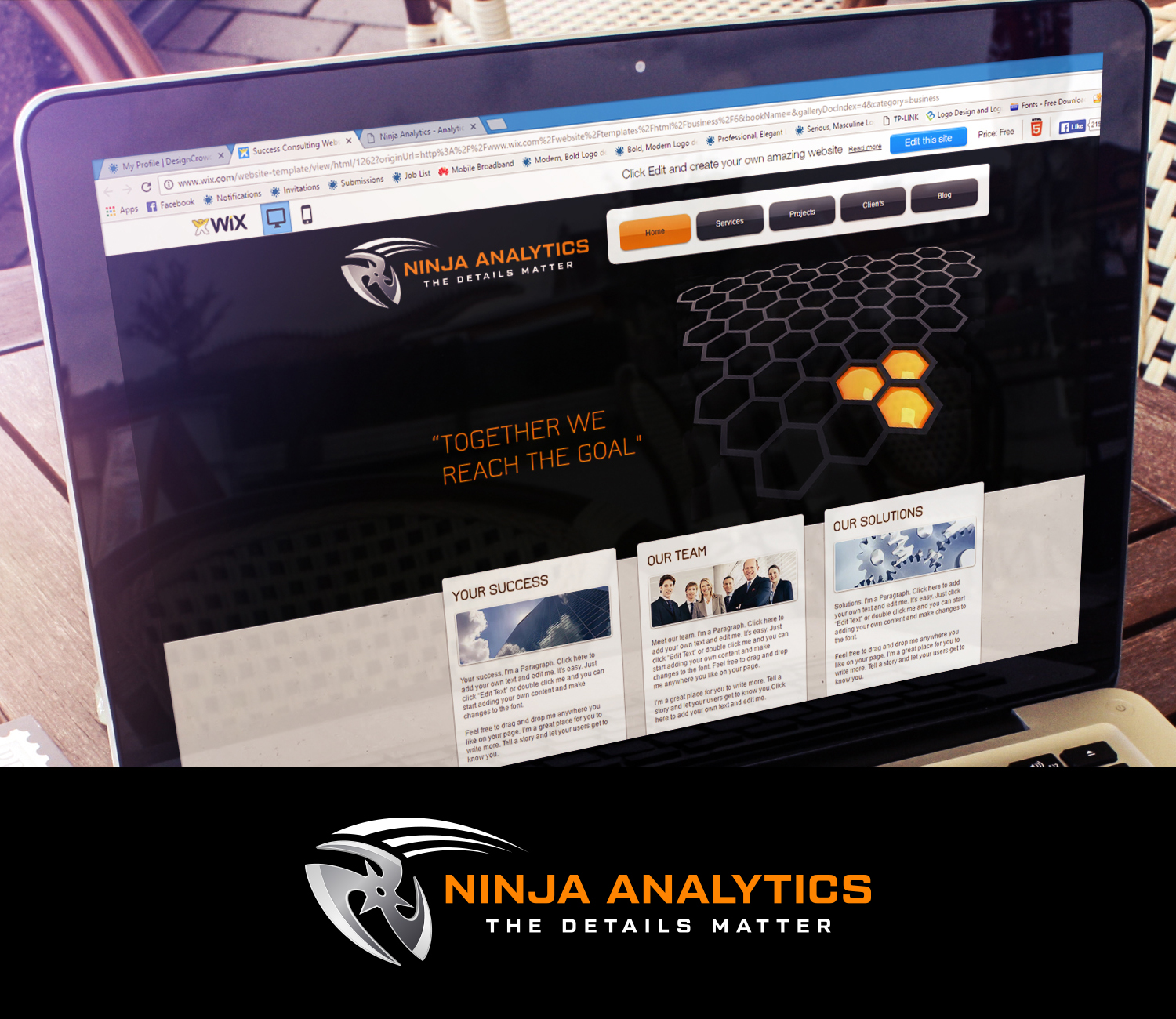 Logo-Design von Grapismo Brand Studio für Ninja Analytics, Inc. | Design #13799583