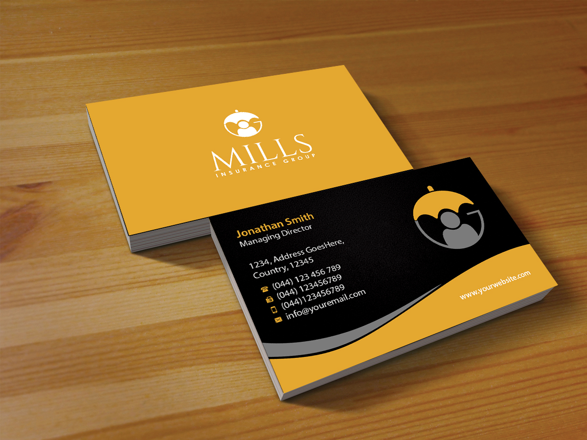 Logo Design by Creations Box 2015 for MIlls Insurance Group | Design #13709171
