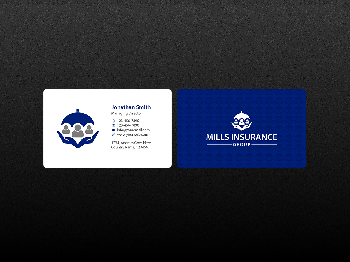 Logo Design by Creations Box 2015 for MIlls Insurance Group | Design #13709176
