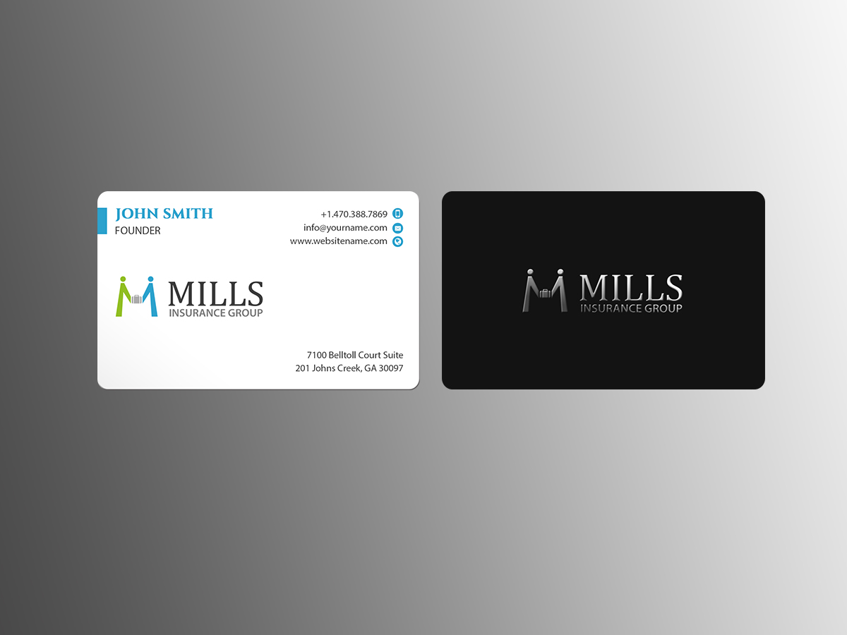 Logo Design by Creations Box 2015 for MIlls Insurance Group | Design #13712885