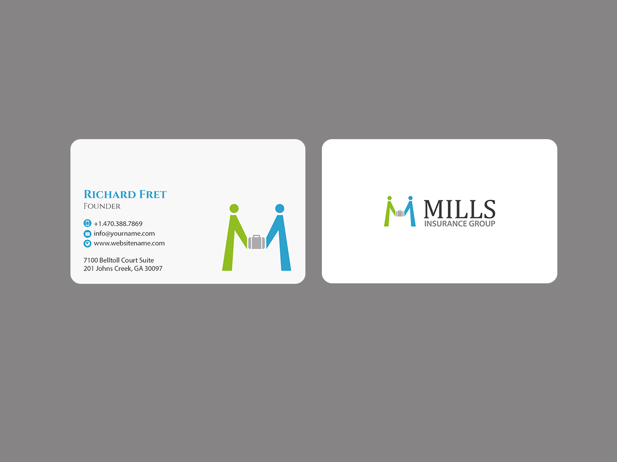 Logo Design by Creations Box 2015 for MIlls Insurance Group | Design #13712890