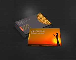 Melbourne Kahuna Massage | Business Card Design by ThemeDesk Technology