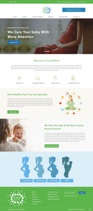 Web Design by pb for this project | Design: #13712577