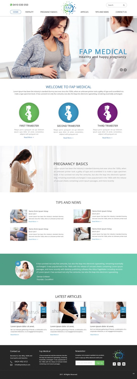 Web Design by pb for this project | Design #13712582
