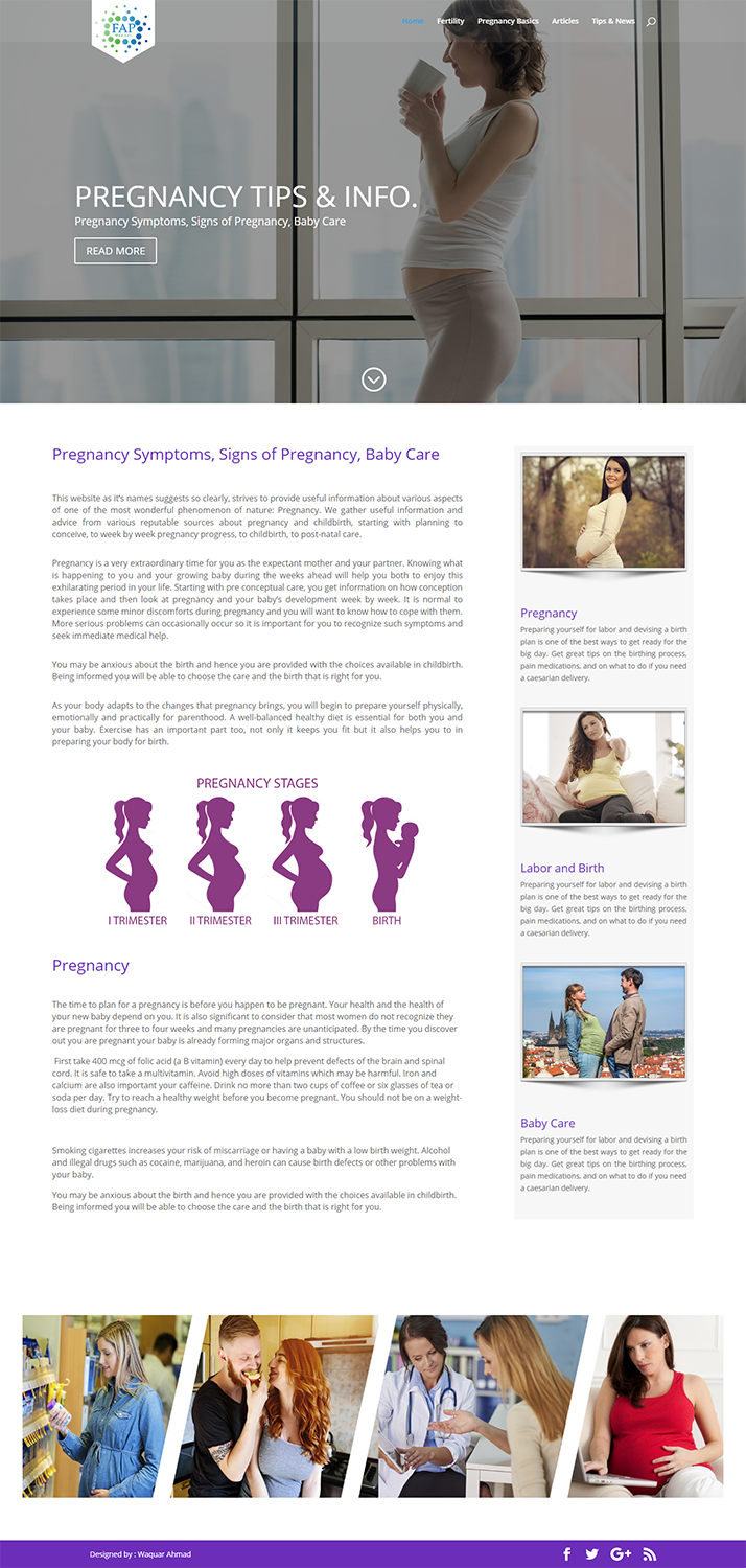 Web Design by Waquar Ahmad for this project | Design #13713991