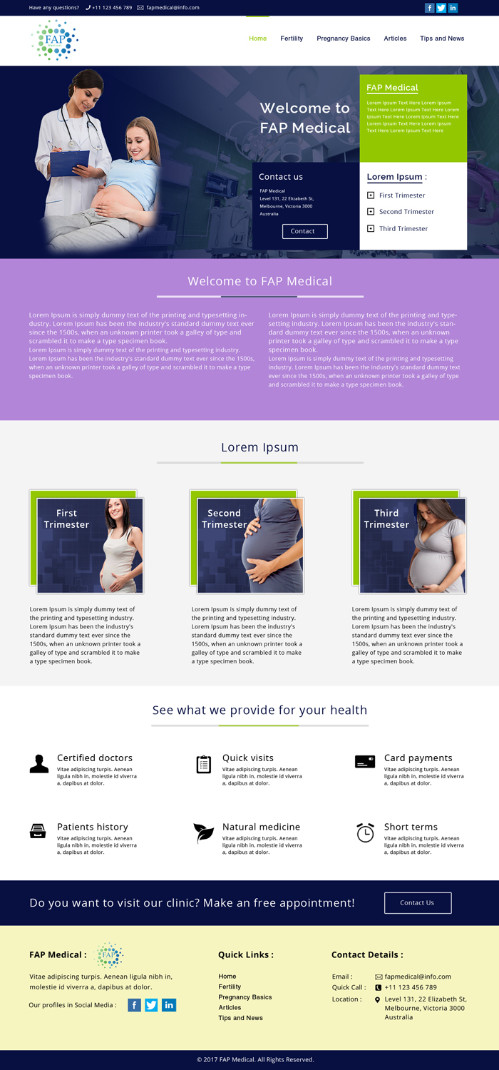 Web Design par vipinkumar21 pour ce projet | Design #13706467