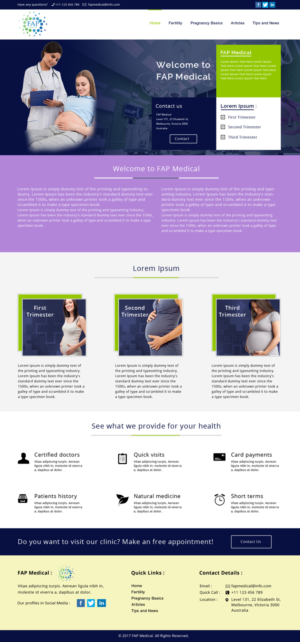 Web Design by vipinkumar21 for this project | Design: #13706467