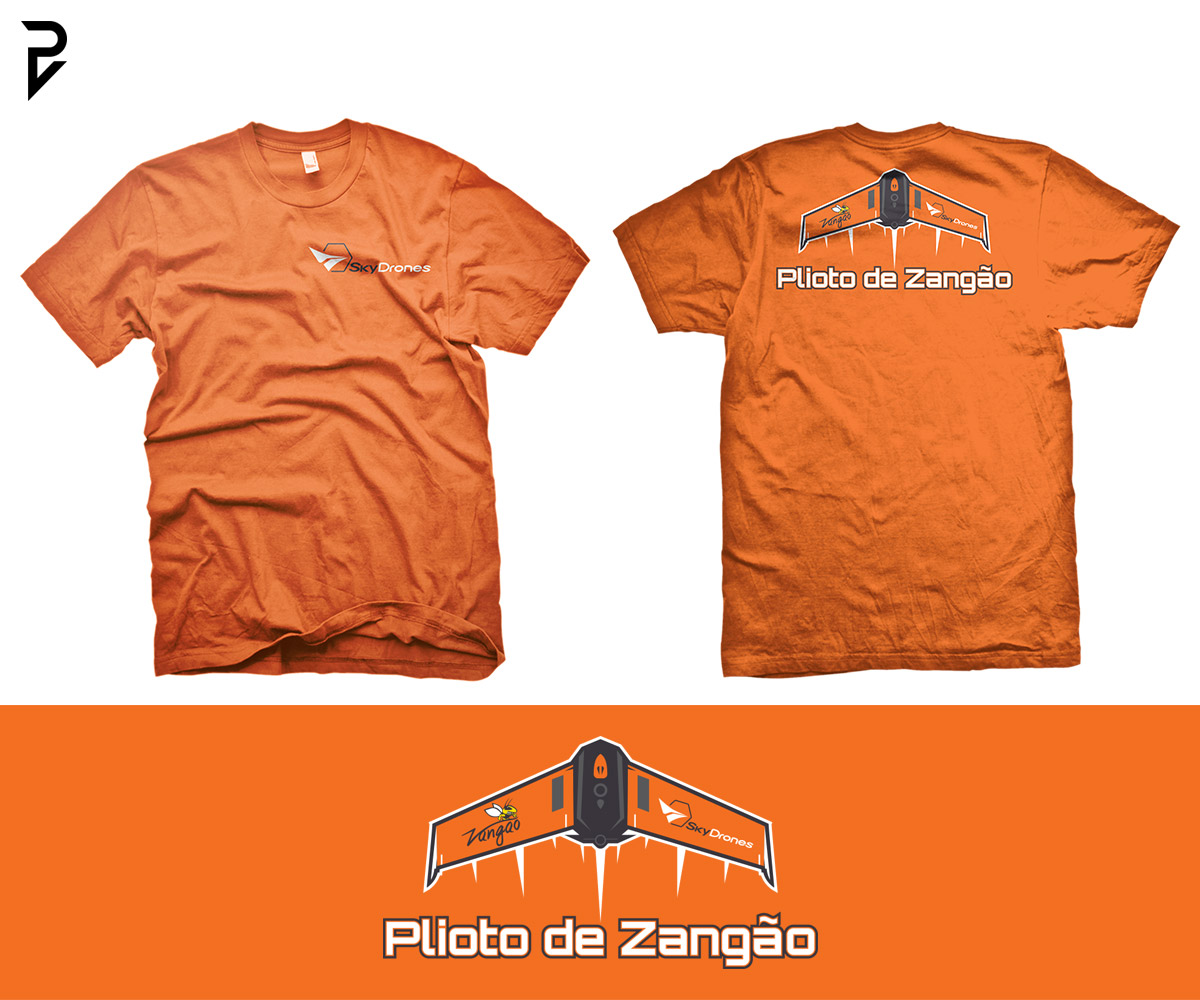 T-shirt Design by poisonvectors for SKYDRONES TECNOLOGIA AVIONICA S/A | Design #13714814