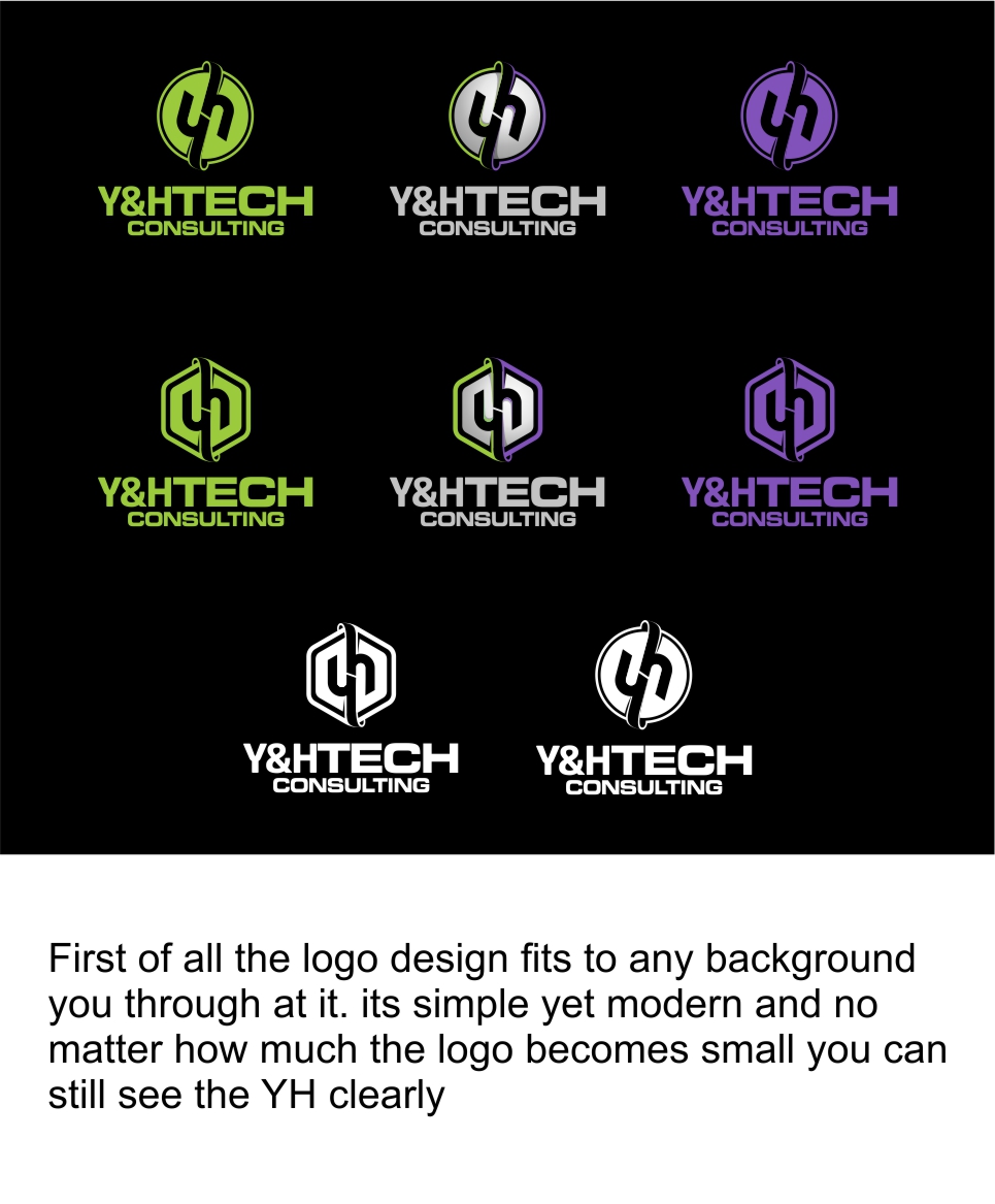 Logo Design by color designer for Y&H Tech Consulting  | Design #13720183