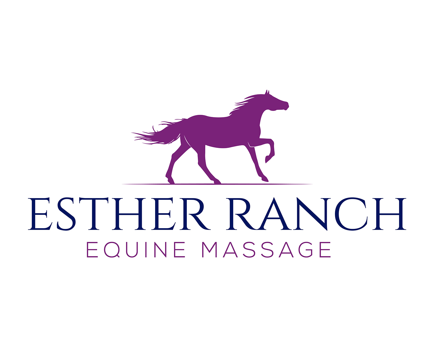 Logo Design by Marta Sobczak  for Esther Ranch Equine Massage | Design #14222025