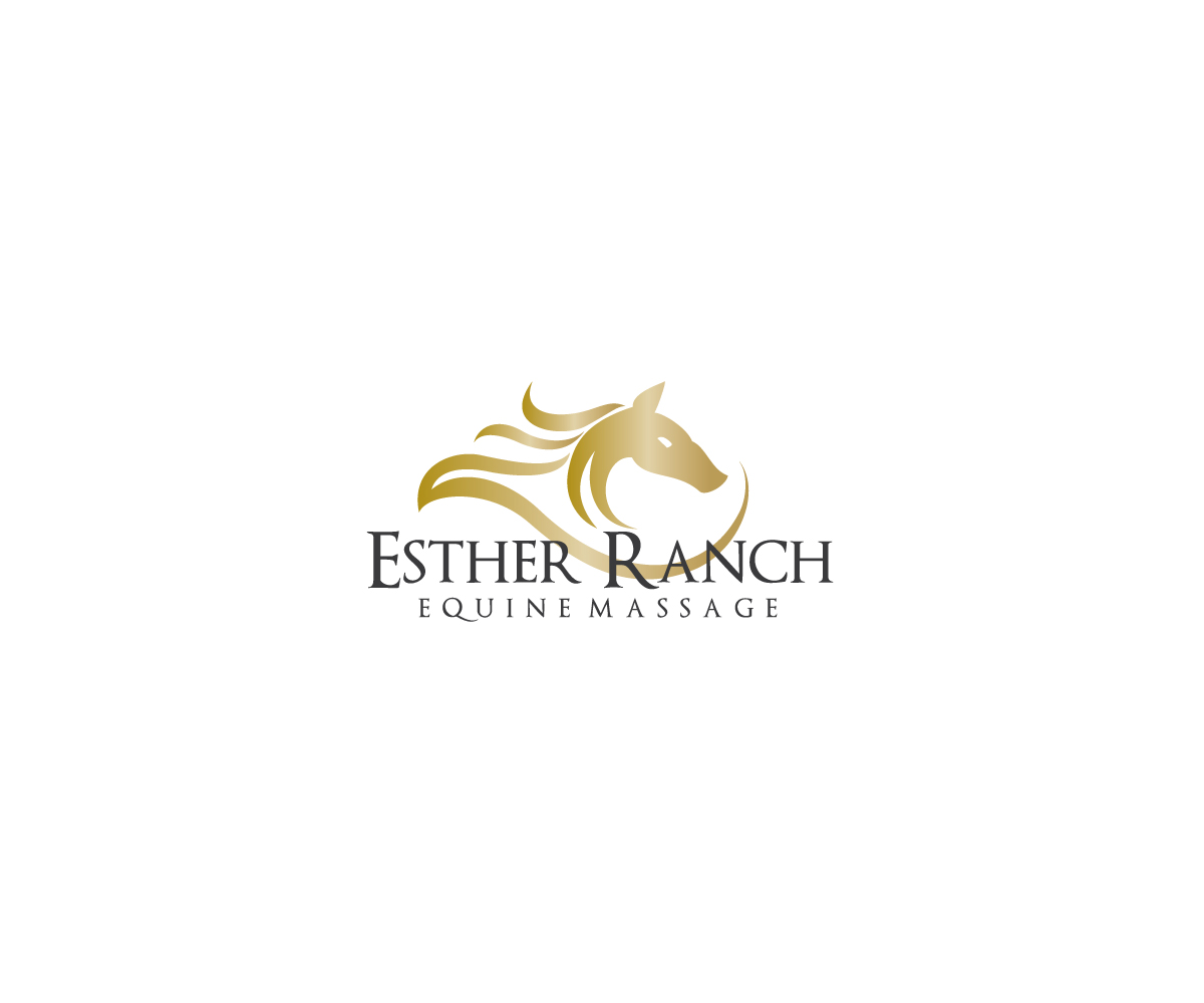 Logo Design by meygekon for Esther Ranch Equine Massage | Design #13841633