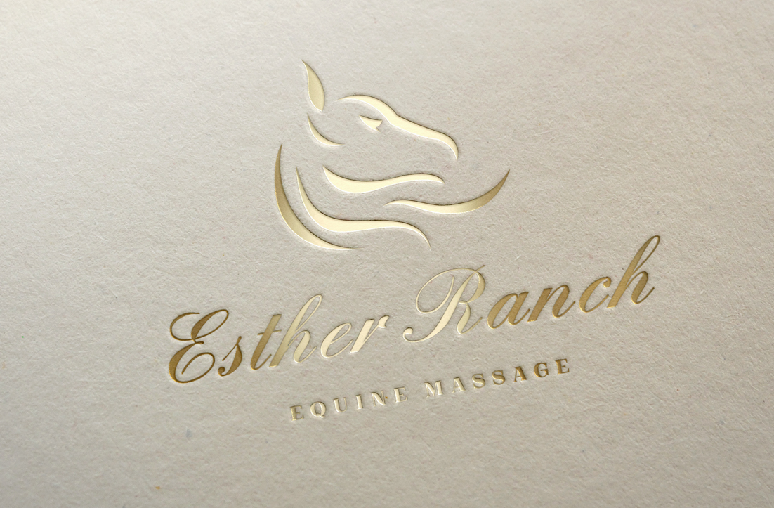 Logo Design by GLDesigns for Esther Ranch Equine Massage | Design #13736679