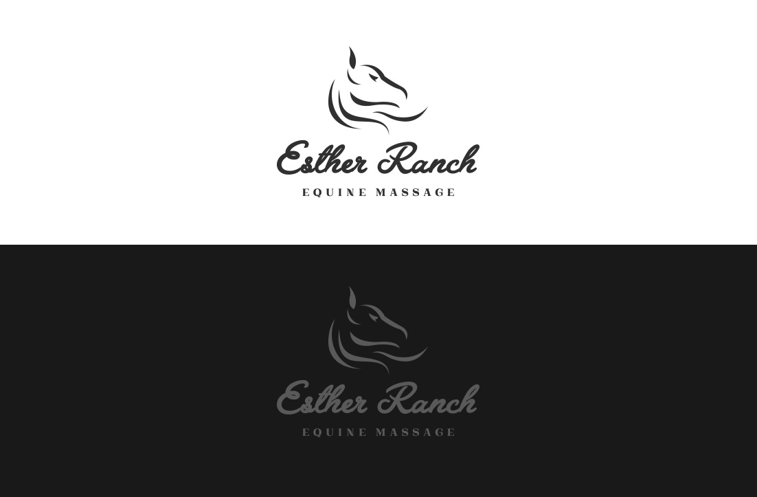 Logo Design by GLDesigns for Esther Ranch Equine Massage | Design #13741146