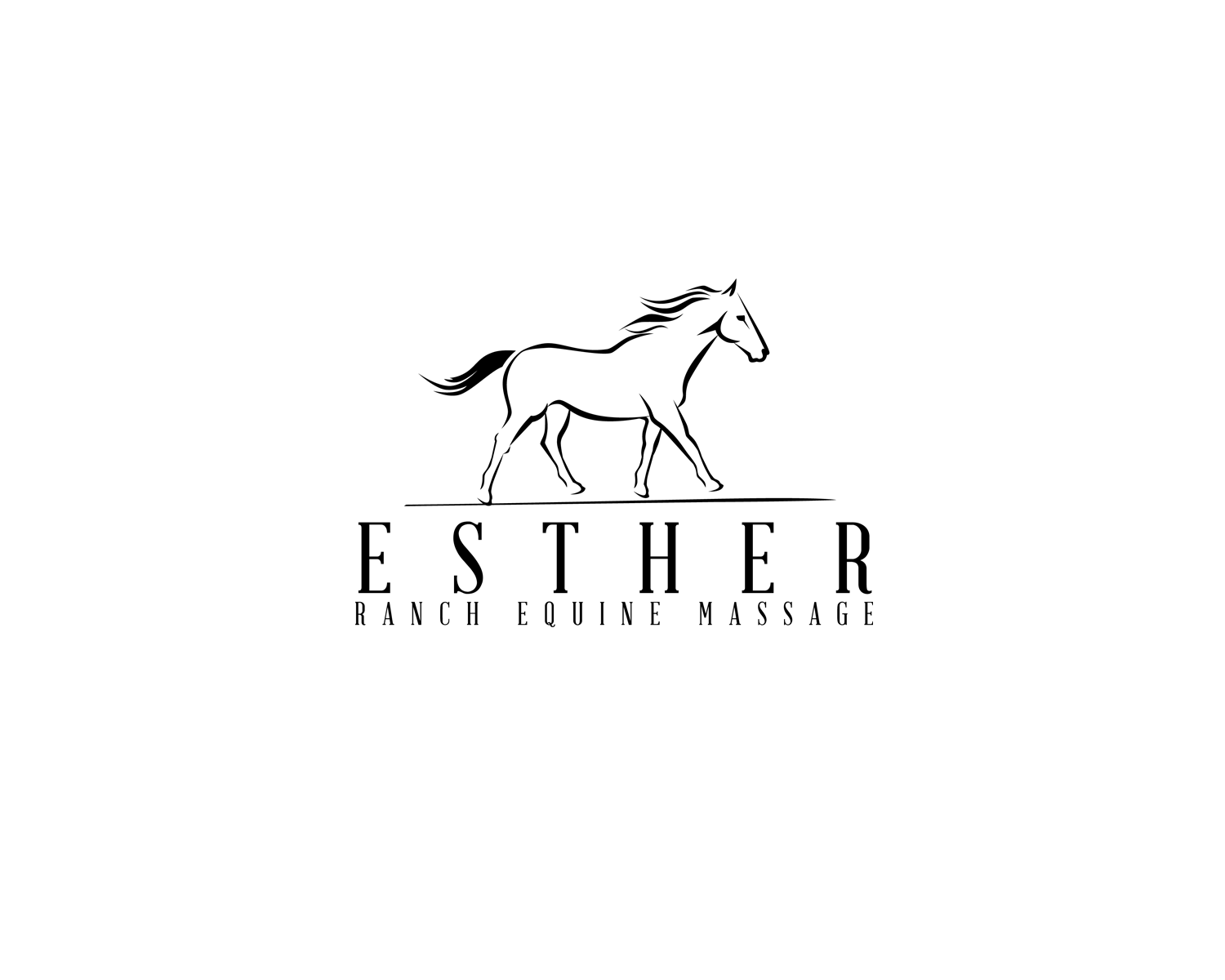 Logo-Design von Firstception für Esther Ranch Equine Massage | Design #13810530