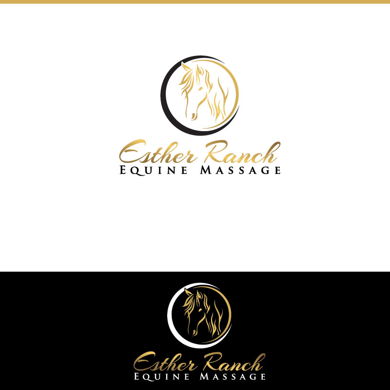 Logo Design by tigertwist for Esther Ranch Equine Massage | Design #14316237