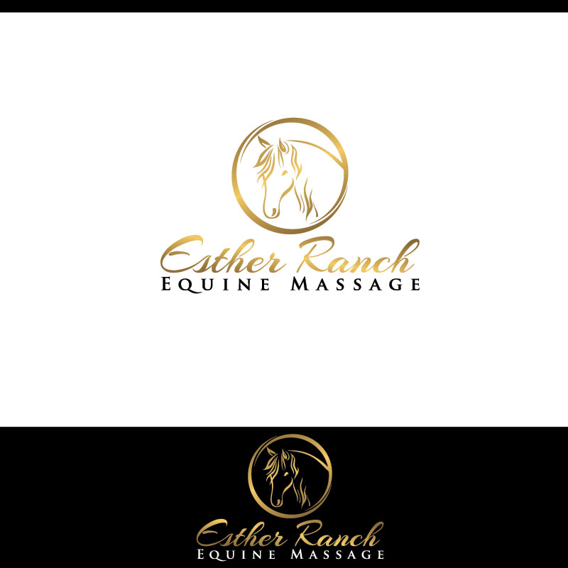 Logo Design by tigertwist for Esther Ranch Equine Massage | Design #14333184