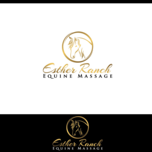 Logo Design by tigertwist for Esther Ranch Equine Massage | Design: #14333184