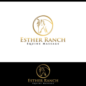 Logo Design by tigertwist for Esther Ranch Equine Massage | Design: #14442740