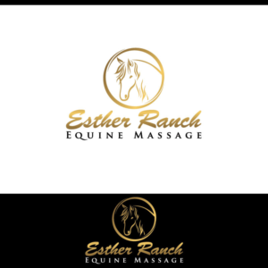 Logo Design by tigertwist for Esther Ranch Equine Massage | Design: #14442741