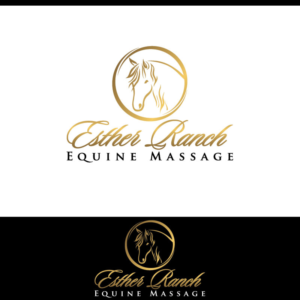 Logo Design by tigertwist for Esther Ranch Equine Massage | Design: #14442772