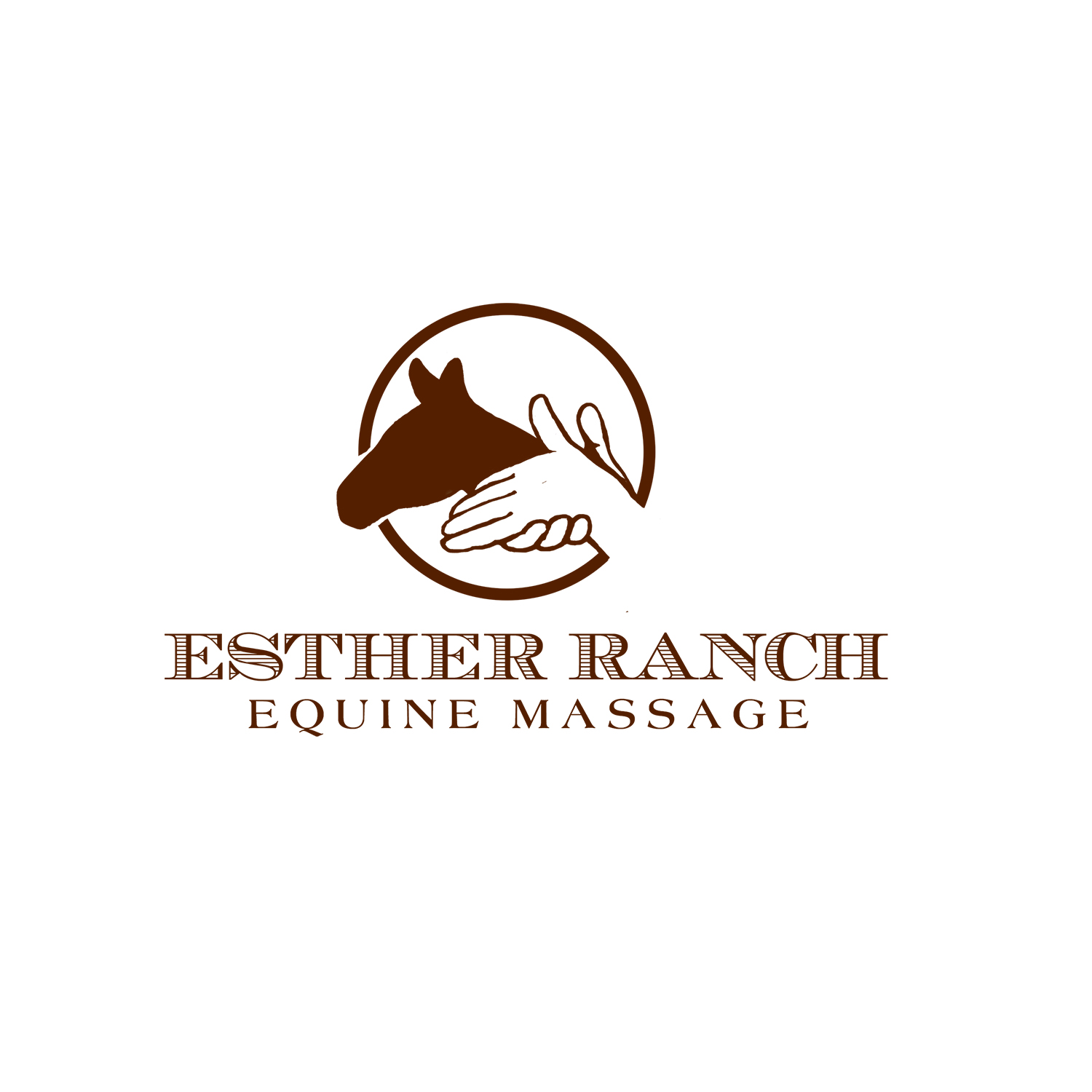 Logo Design by rugbyjerseys for Esther Ranch Equine Massage | Design #13822621