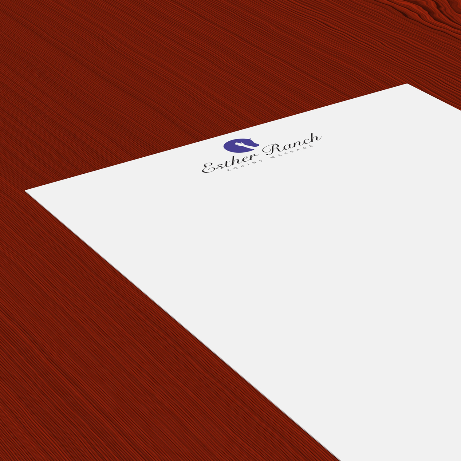 Logo Design by Taiki Design for Esther Ranch Equine Massage | Design #13728133