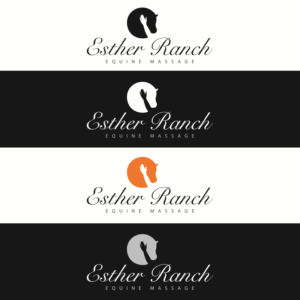 Logo Design by Taiki Design for Esther Ranch Equine Massage | Design: #13739167