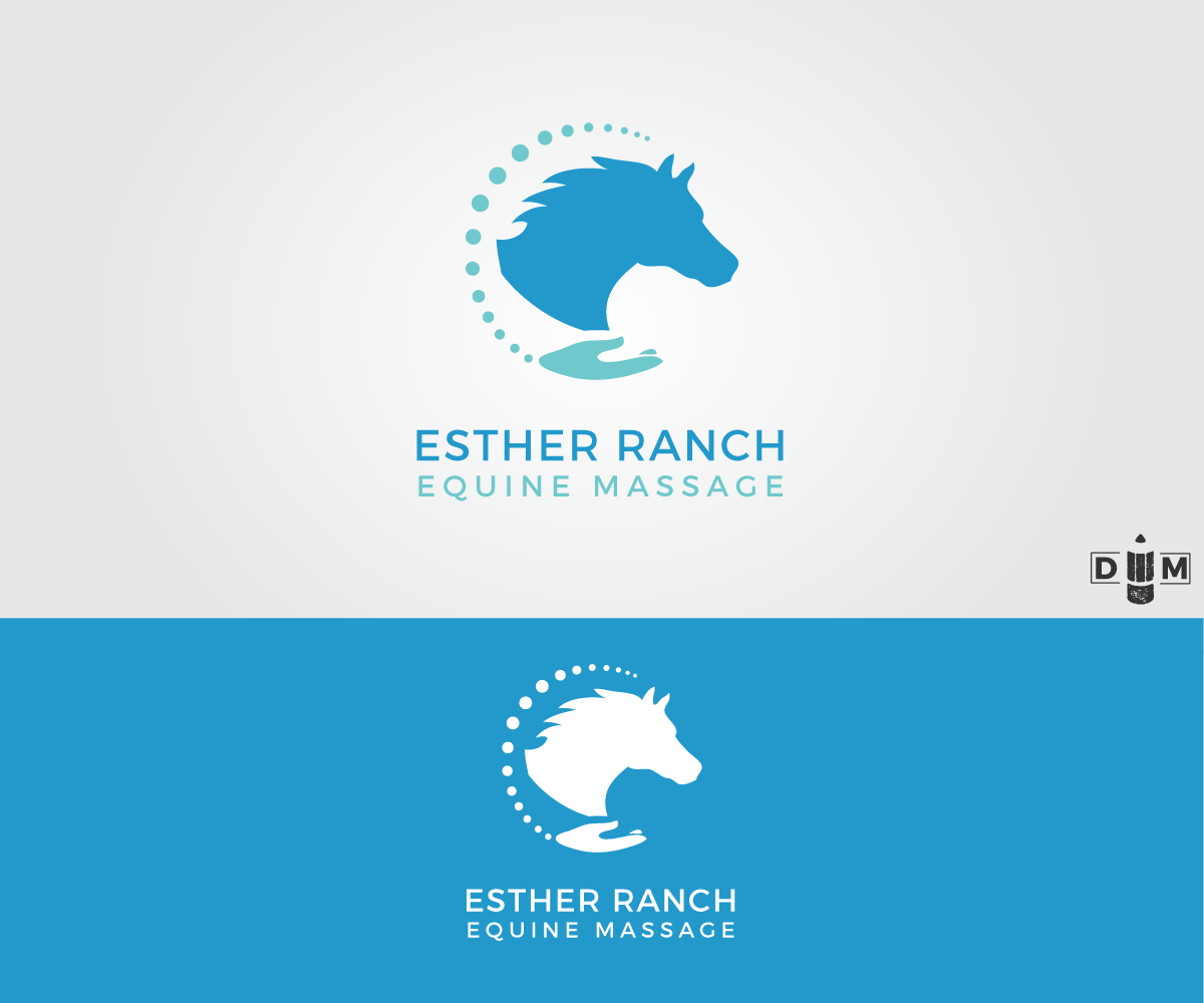 Logo Design by dmatas for Esther Ranch Equine Massage | Design #13739864