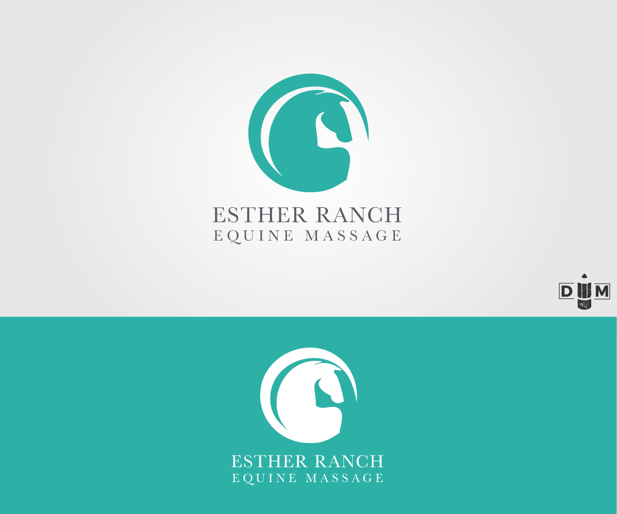 Logo Design by dmatas for Esther Ranch Equine Massage | Design #13744987