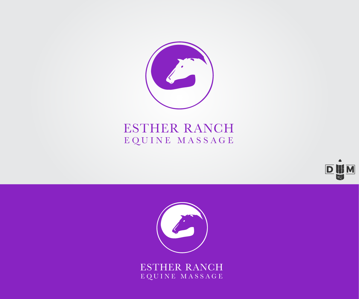 Logo Design by dmatas for Esther Ranch Equine Massage | Design #13744989
