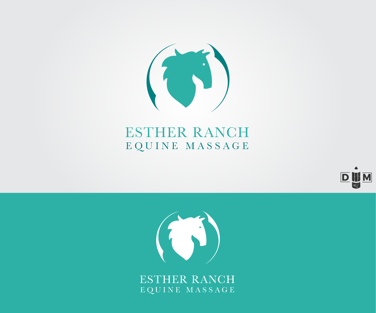 Logo Design by dmatas for Esther Ranch Equine Massage | Design #13811193