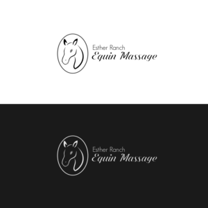 Logo Design by sonny.scarlet for Esther Ranch Equine Massage | Design: #14269815