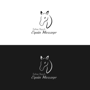 Logo Design by sonny.scarlet for Esther Ranch Equine Massage | Design: #14269817