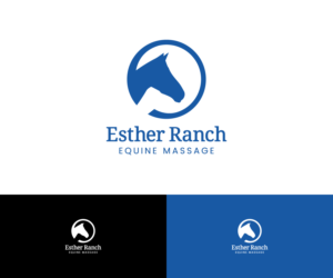 Logo Design by Dreemlan Design for Esther Ranch Equine Massage | Design: #13725760