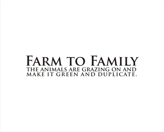 Diseño de Logo por nutu para farm to family | Diseño #13715905