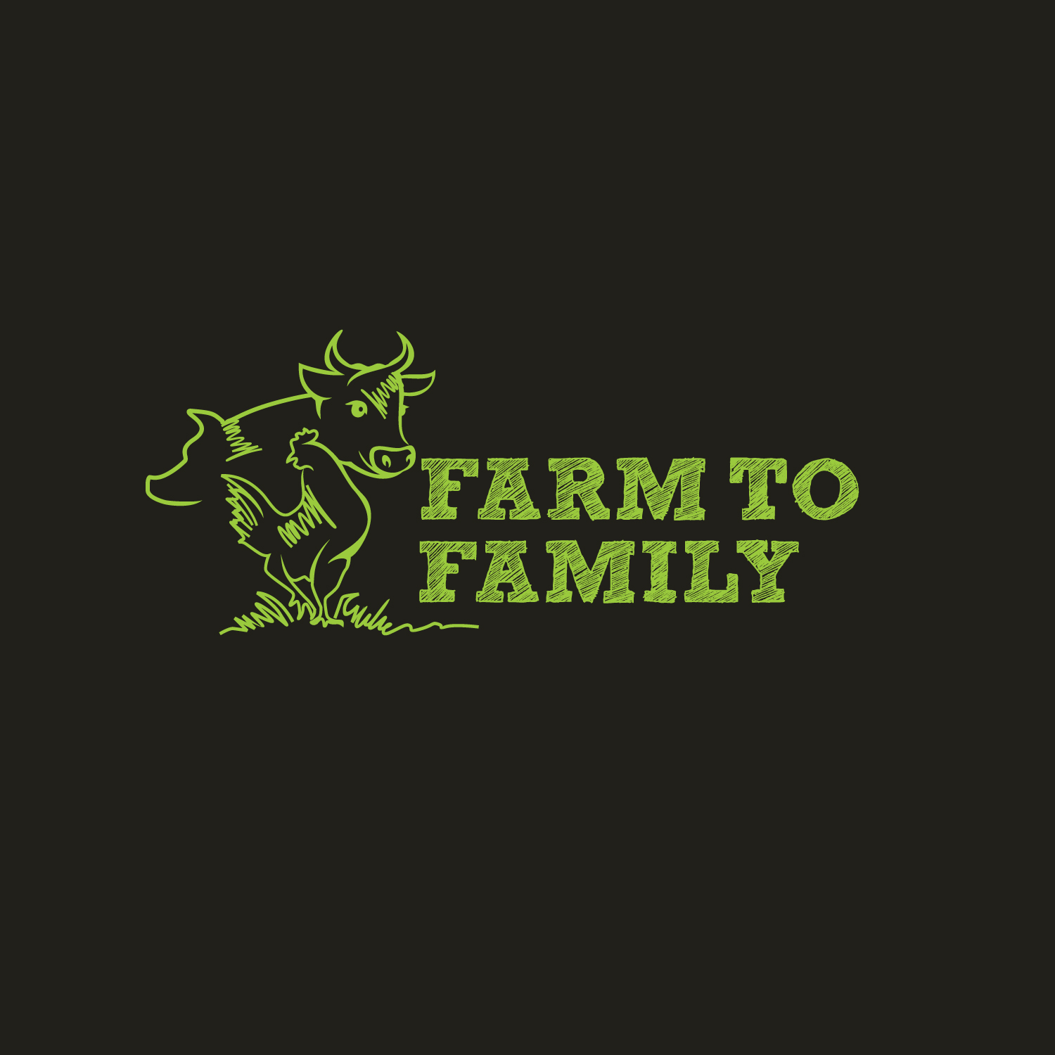 Logo Design by Next Screen Infotech for farm to family | Design #13710775