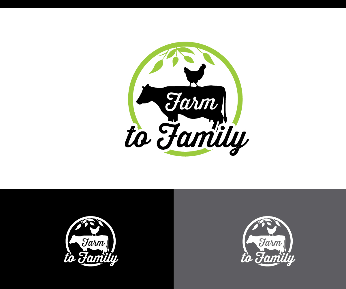 Logo Design by webeezine for farm to family | Design #13706330
