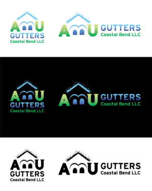Logo Design by Creativdiz for Abu gutters coastal bend | Design: #13793027